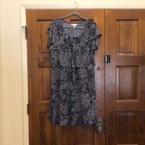 Motherhood Maternity navy nursing dress